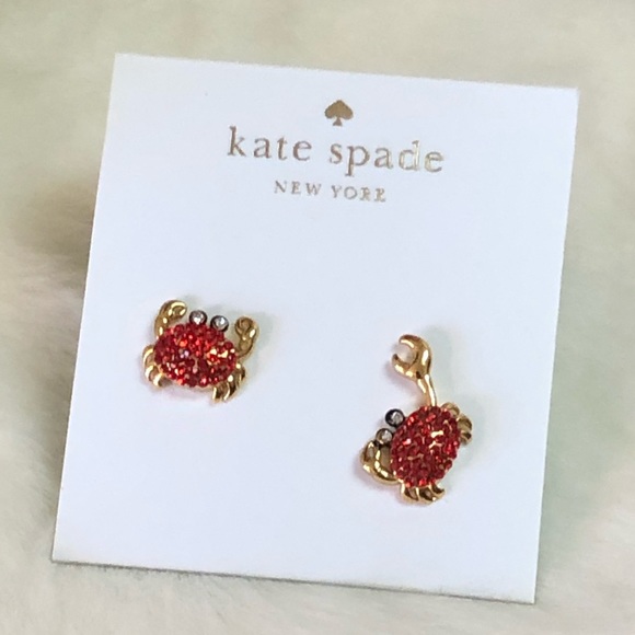 NEW KATE SPADE ♠️  SHORE THING CRAB EARRINGS - Picture 3 of 5